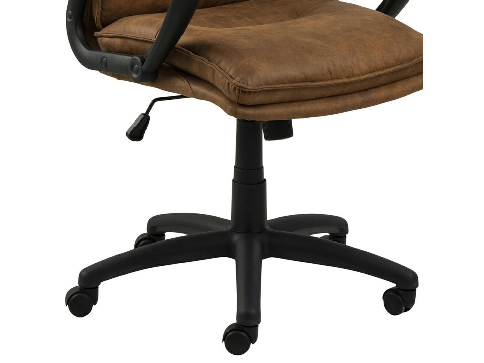 Fotel biurowy Brad brązowy - ACTONA